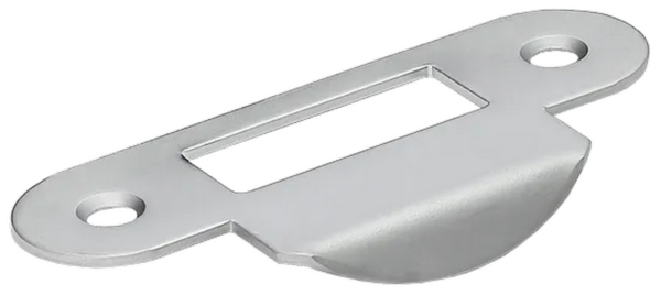 Планка с язычком MORELLI Z1 SC матовый хром с изогнутым язычком