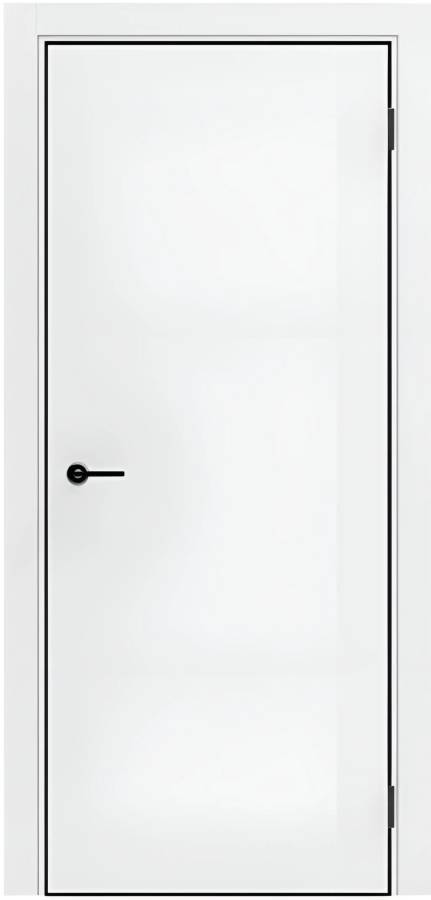 Дверь ПГ Porta-50 4AB Alaska (Черный: М) с 4-х сторон